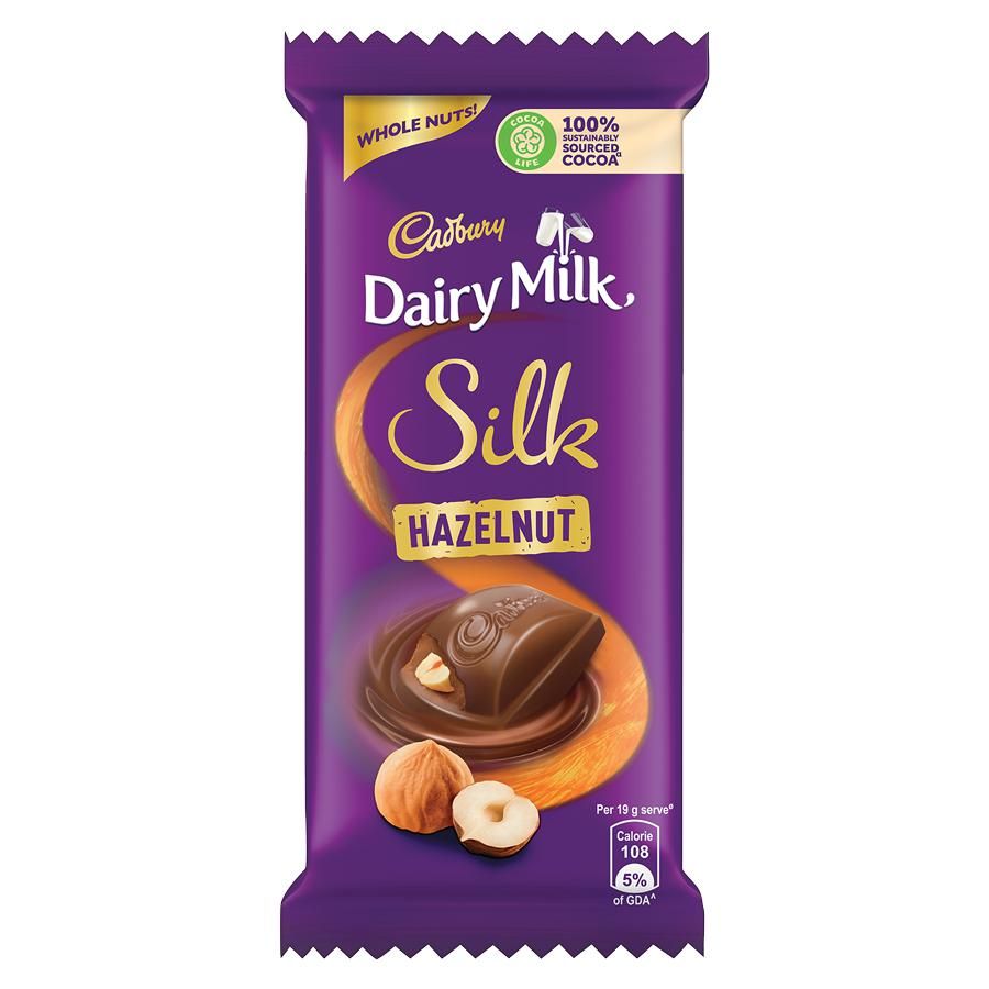 Cadbury Dairy Milk Silk Hazelnut Chocolate 58g